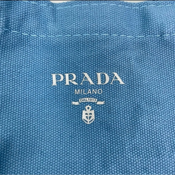 Prada Blue Tote Bag - Picture 3 of 9